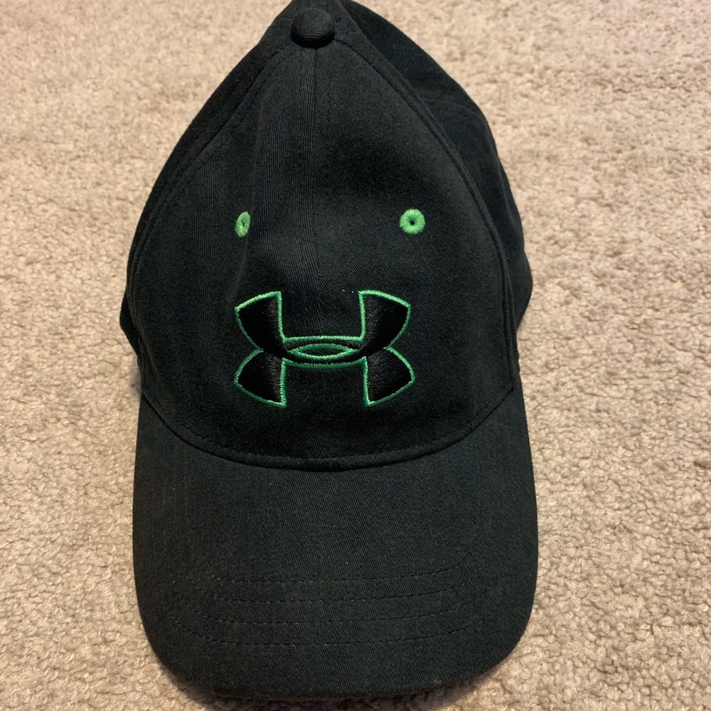 UA Boys hat black/green